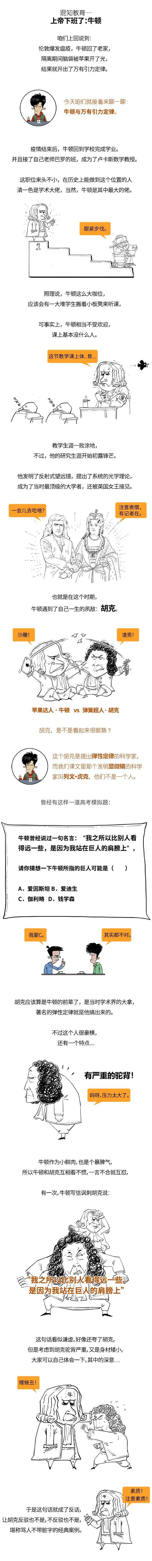 物理漫画 必考的万有引力定律 其实是牛顿脑补出来的 文章