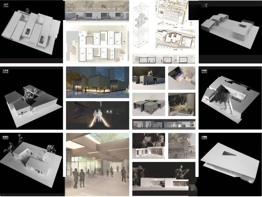 展示空间设计 | 建筑学二年级(城市设计方向)水平空间设计课程作业展