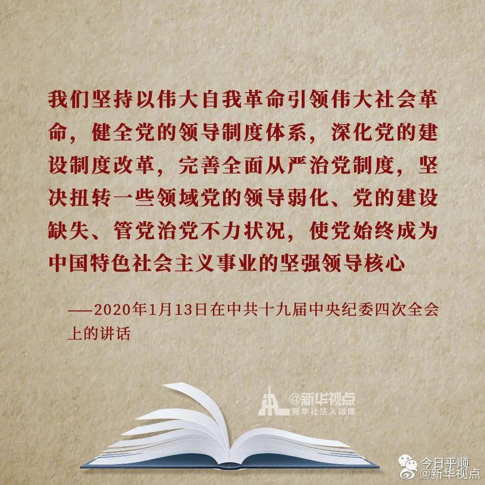 《习近平谈治国理政》第三卷金句之党的自我革命