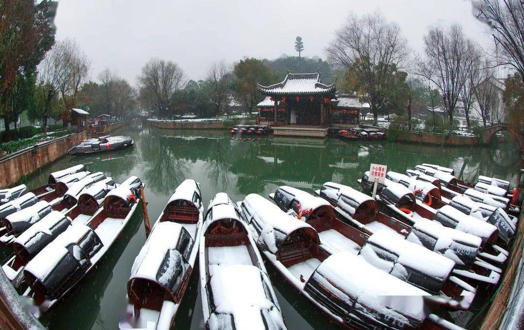 绍兴古城雪景,如诗如画,惊艳了整个冬天!