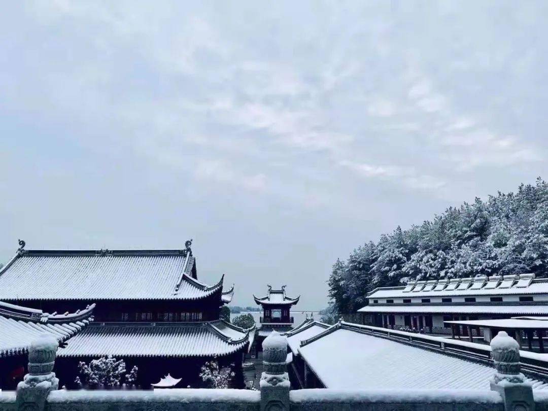 天台山"最仙"雪景图——此景只应天上有, 岂知身在桐柏宫?