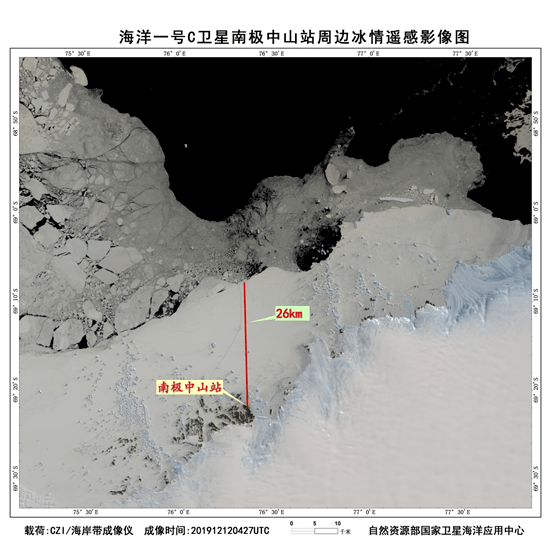 海洋一号卫星组网探南极_中山站