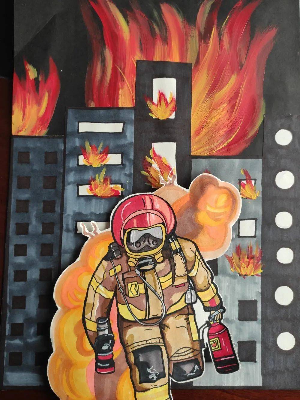 小画家们,你们的消防绘画作品获奖了!