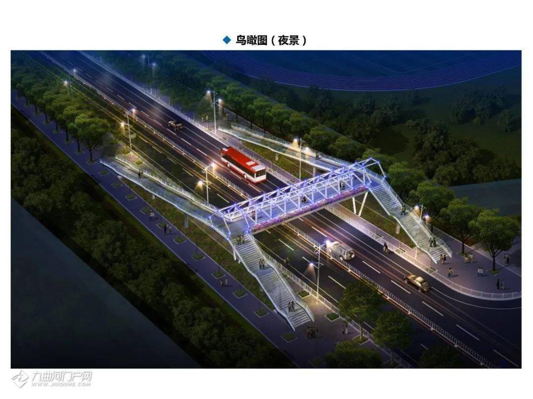 资阳中学外将修人行天桥!(附效果图)