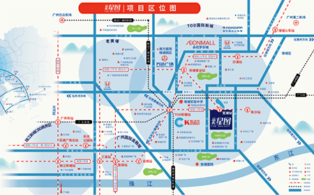 学校位于被誉为广州东部板块的黄金走廊的新塘镇官湖村,地铁13号线