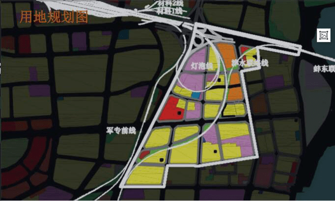 重磅水蚌线外绕后蚌埠市区道路道口交汇处有重要规划附用地规划图