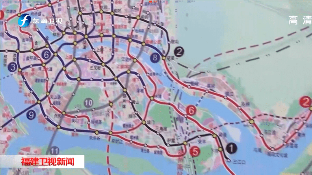 涉及6条线路!福州第三轮地铁规划有望2023年报批!线路走向曝光!