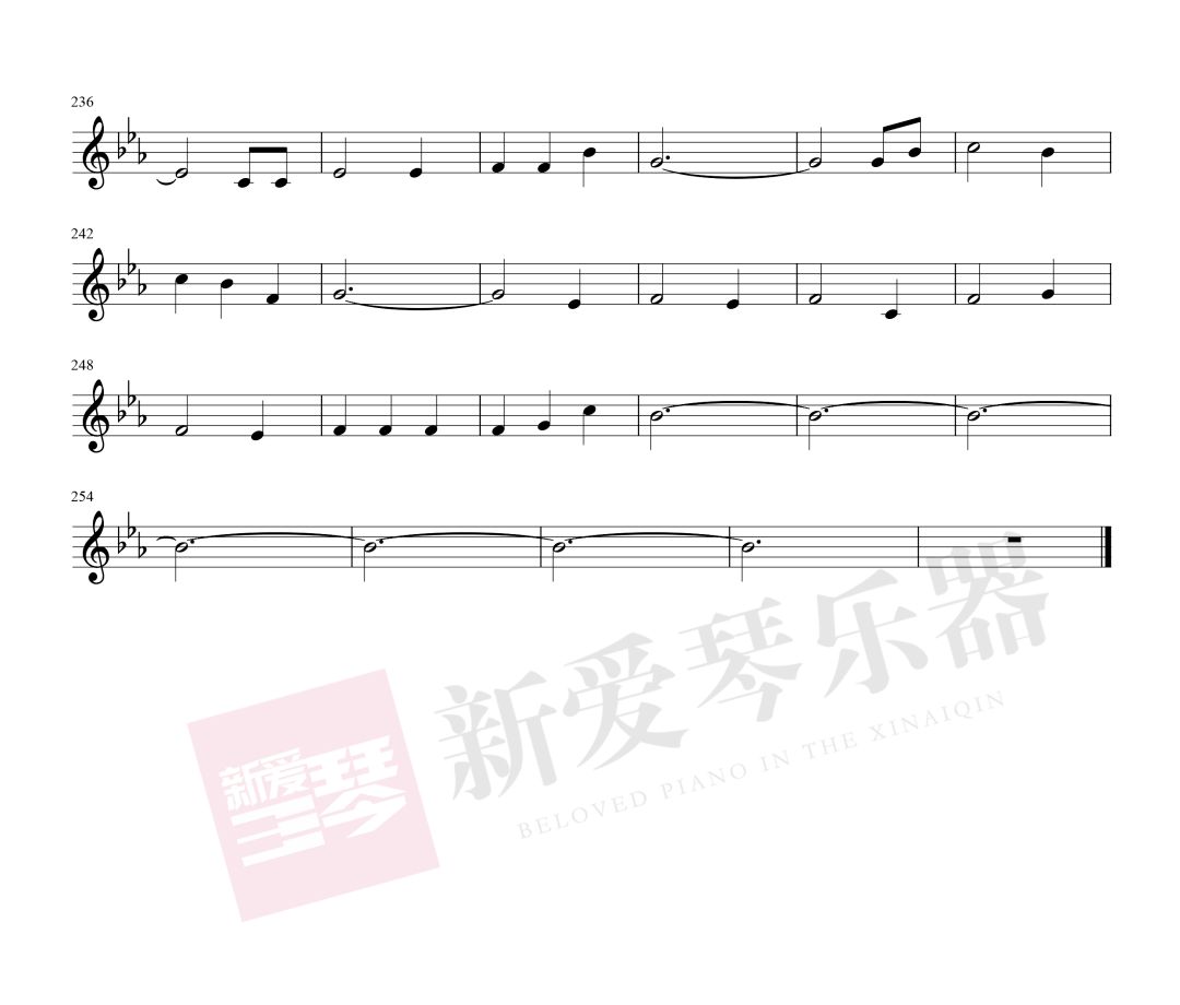 曲谱中音阶_音阶浪漫曲谱(2)