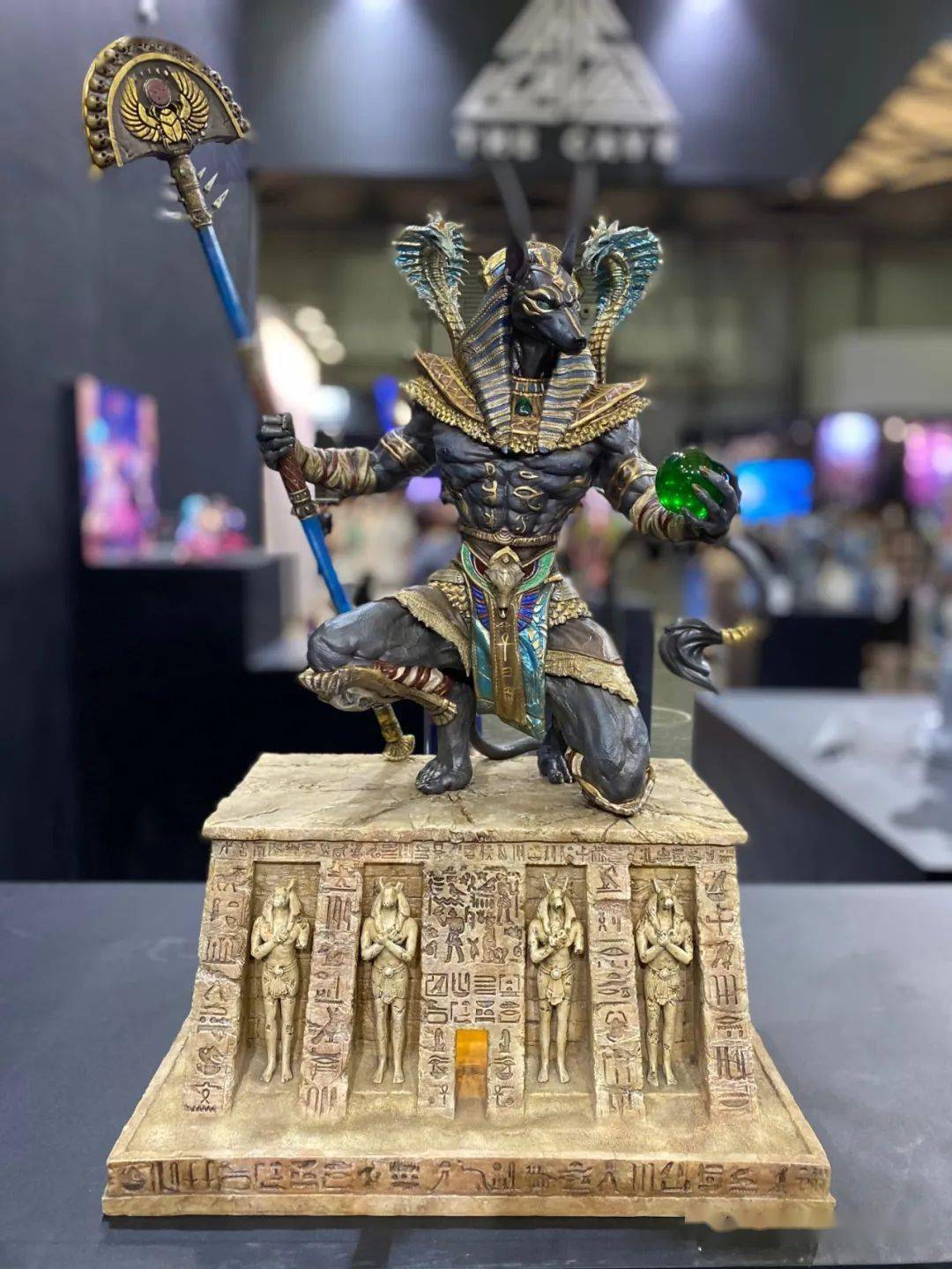 精灵社新品雕像-古埃及守护神【阿努比斯】预售