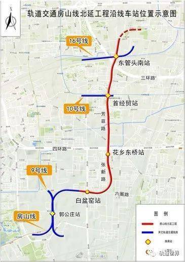 北京地铁16号线中段,房山线北延,亦庄有轨电车t1线开通