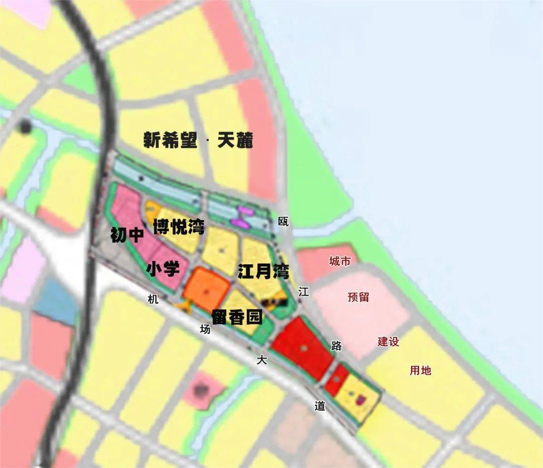 底图来自《温州市城市总体规划(2003年-2020年)(2017年修订)》