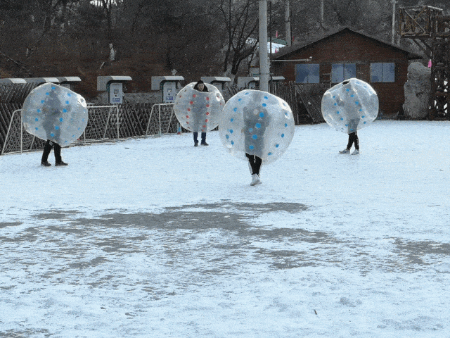 冰车,独轮车,自行车,雪橇,滑雪碟,碰碰球… 随便就能玩一整天,解救你