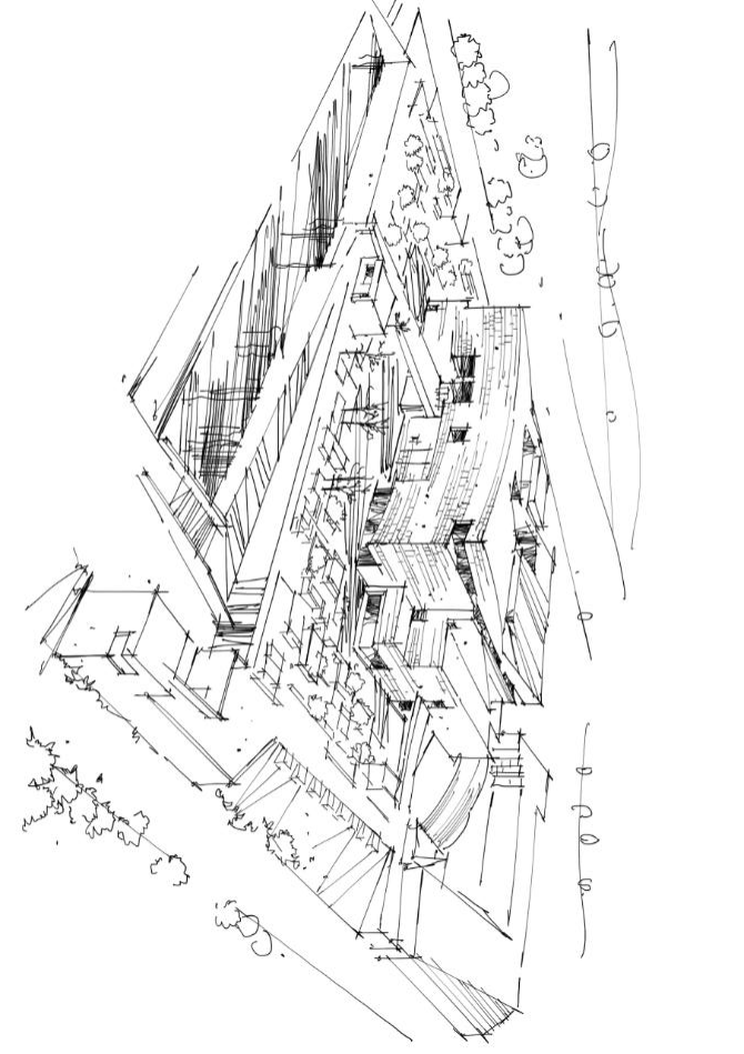 细节补充阴影关系添加固有色环境处理画面氛围调整示例2,外部透视图