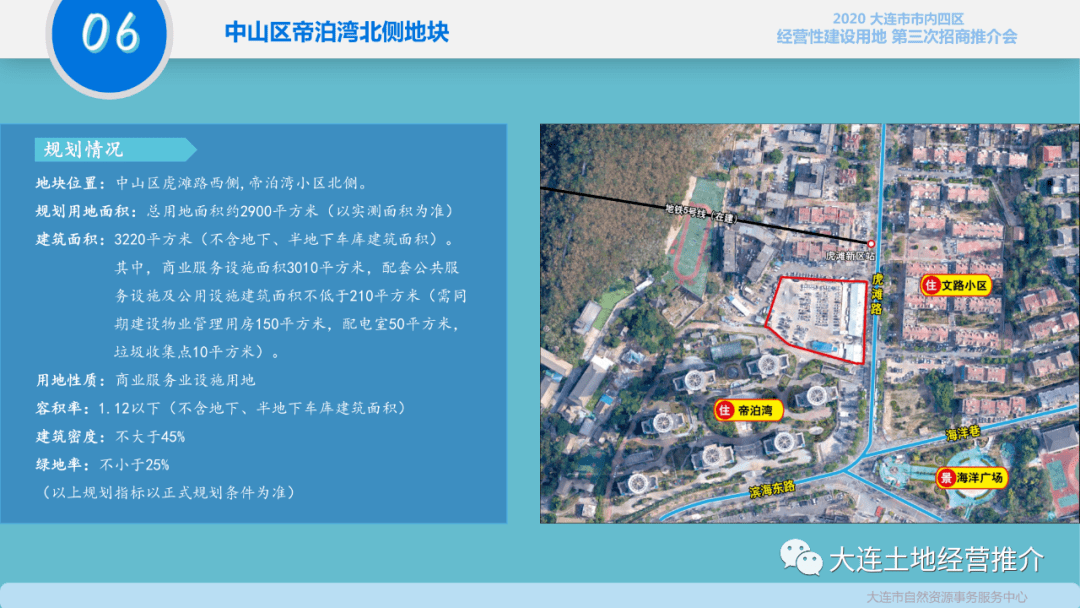 2020年大连市市内四区经营性建设用地第三次招商推介会