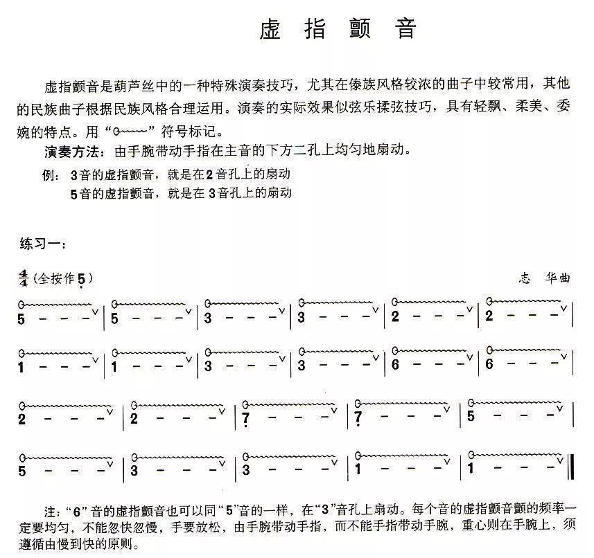 葫芦丝技法 扇指音,复滑音,腹震音讲解_手机搜狐网