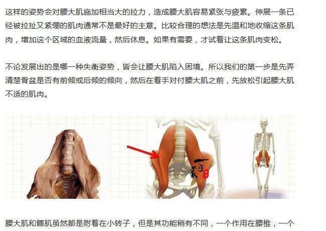 你想对腰大肌做什么?松解or强化?