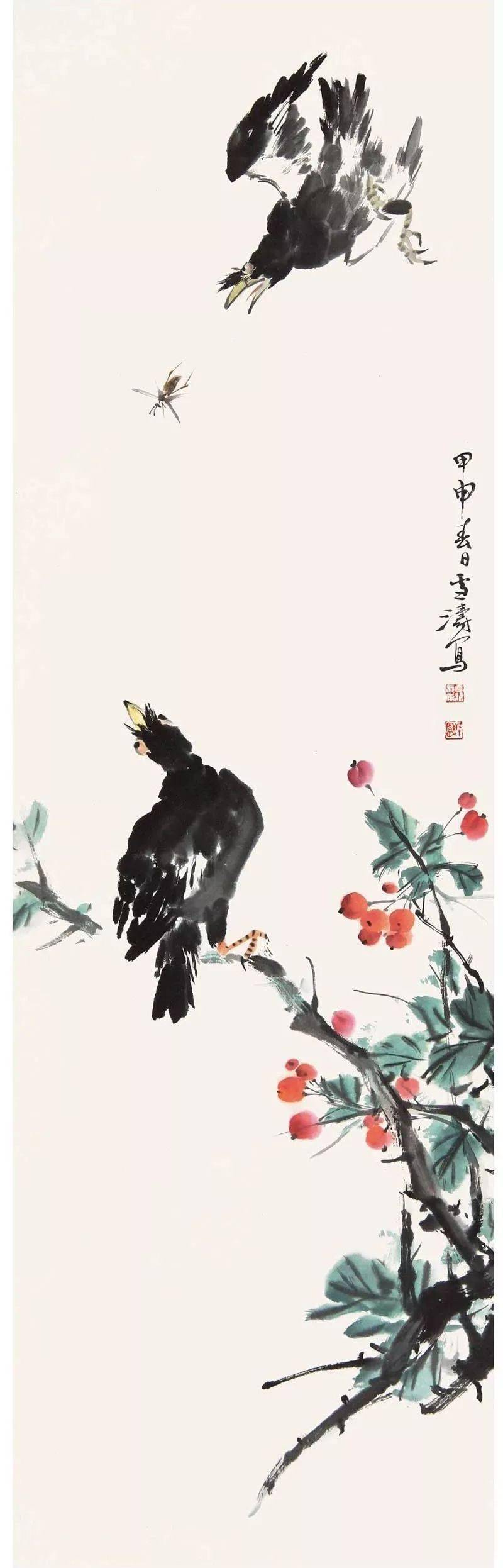 写意花鸟画初学者不要一味追求笔墨