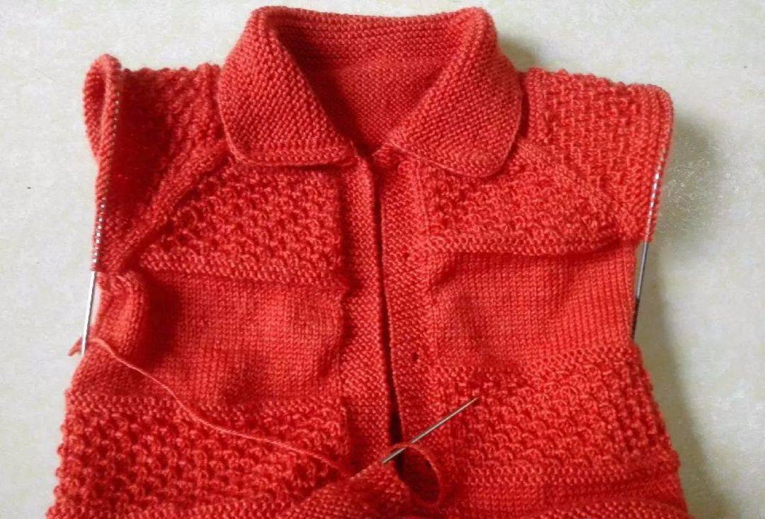 教程懂编织的女人一定要会这款从上往下织的开衫毛衣