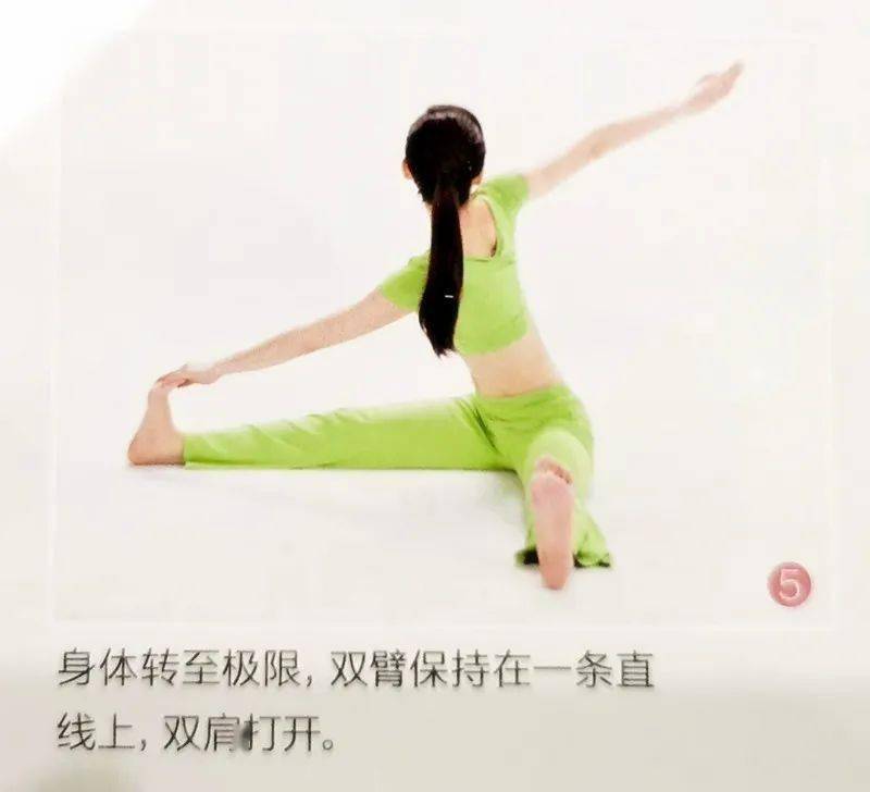 转躯触趾式每日瑜伽体式轻松入门