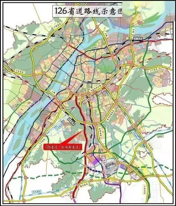 还有在建的机场二通道(126省道)将在正方新城内接入现有宁丹大道.