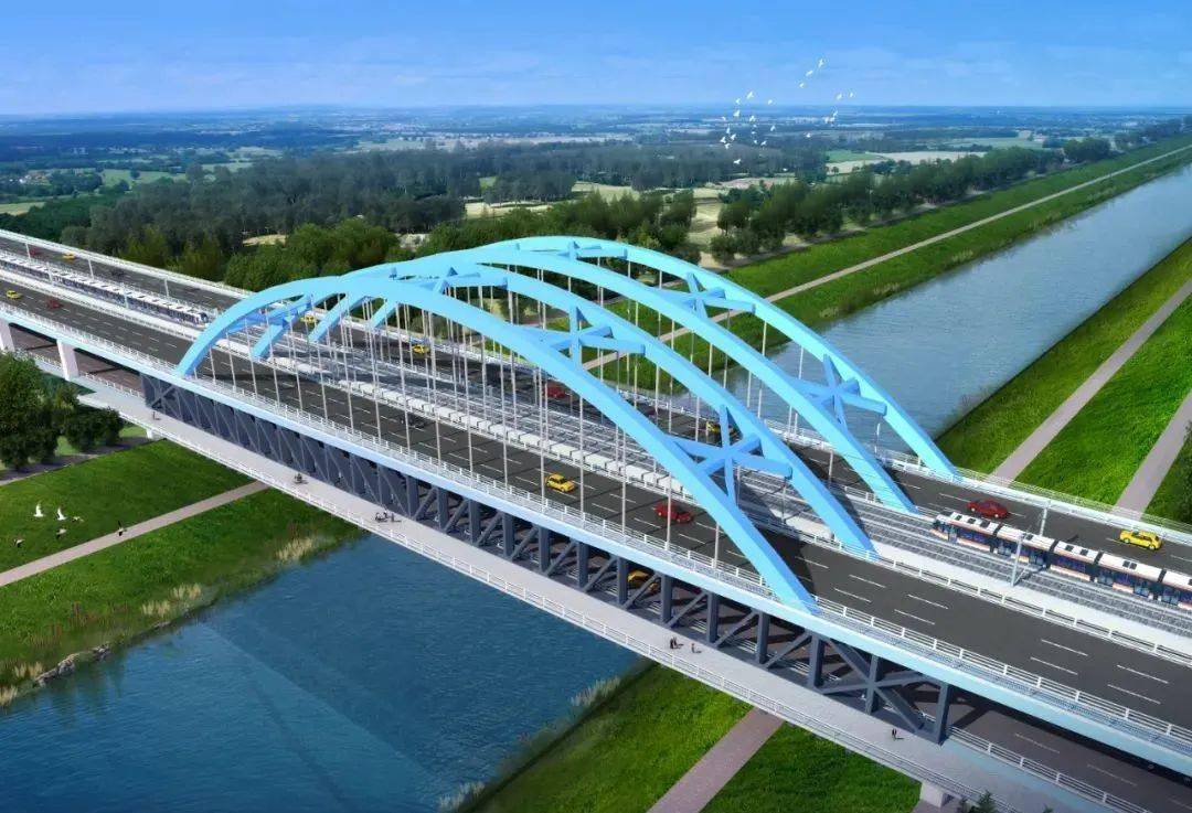 安徽首座公轨"合体"特大拱桥将在肥西开建