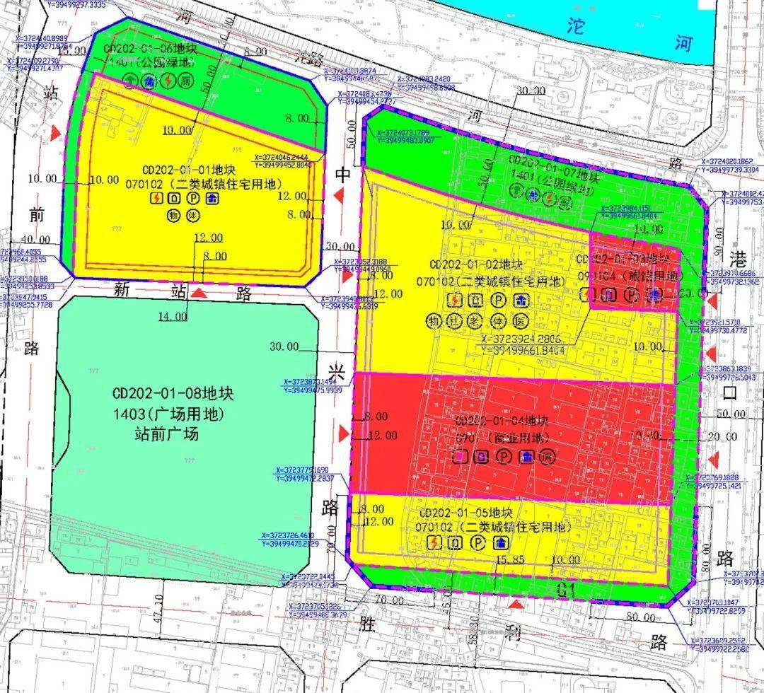 宿州火车站站前路以东,沱河路以南,港口路以西,胜利路以北规划来了.