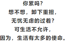 你累吗?累就看看,但不许哭!