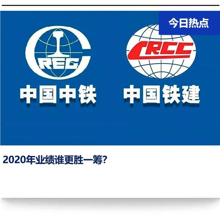 中铁vs铁建 2020年业绩谁更胜一筹?_中国中铁