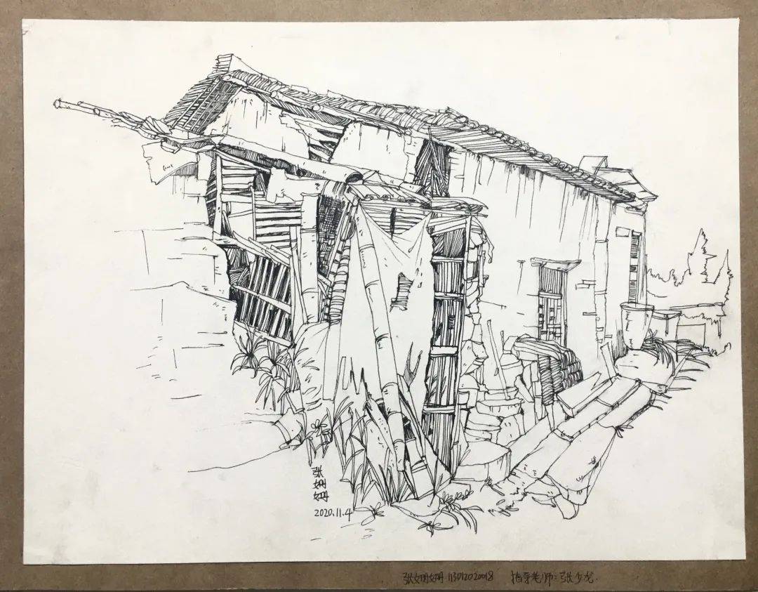 《速写与构图》教学成果展