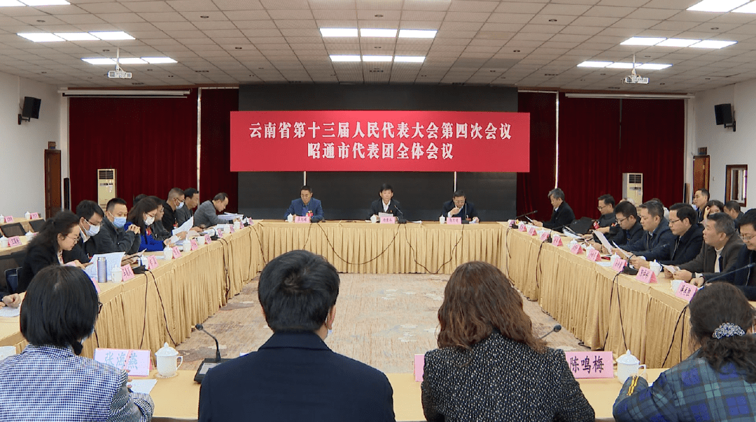 省十三届人大四次会议昭通市代表团举行全体会议和临时党支部大会