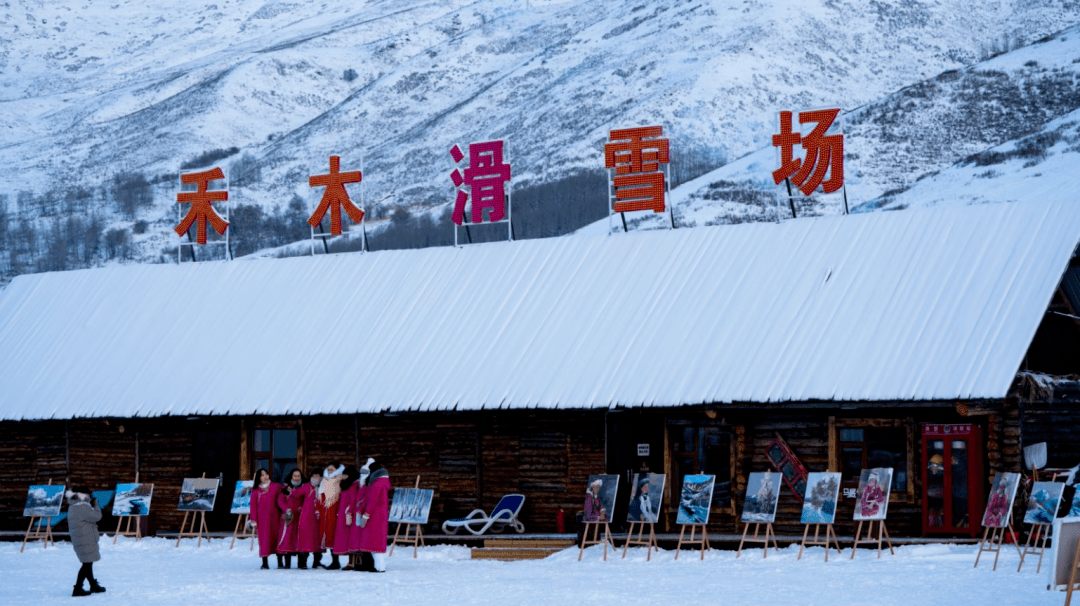 打卡阿勒泰古村美景刺激滑雪禾木吉克普林滑雪场你还不知道吗