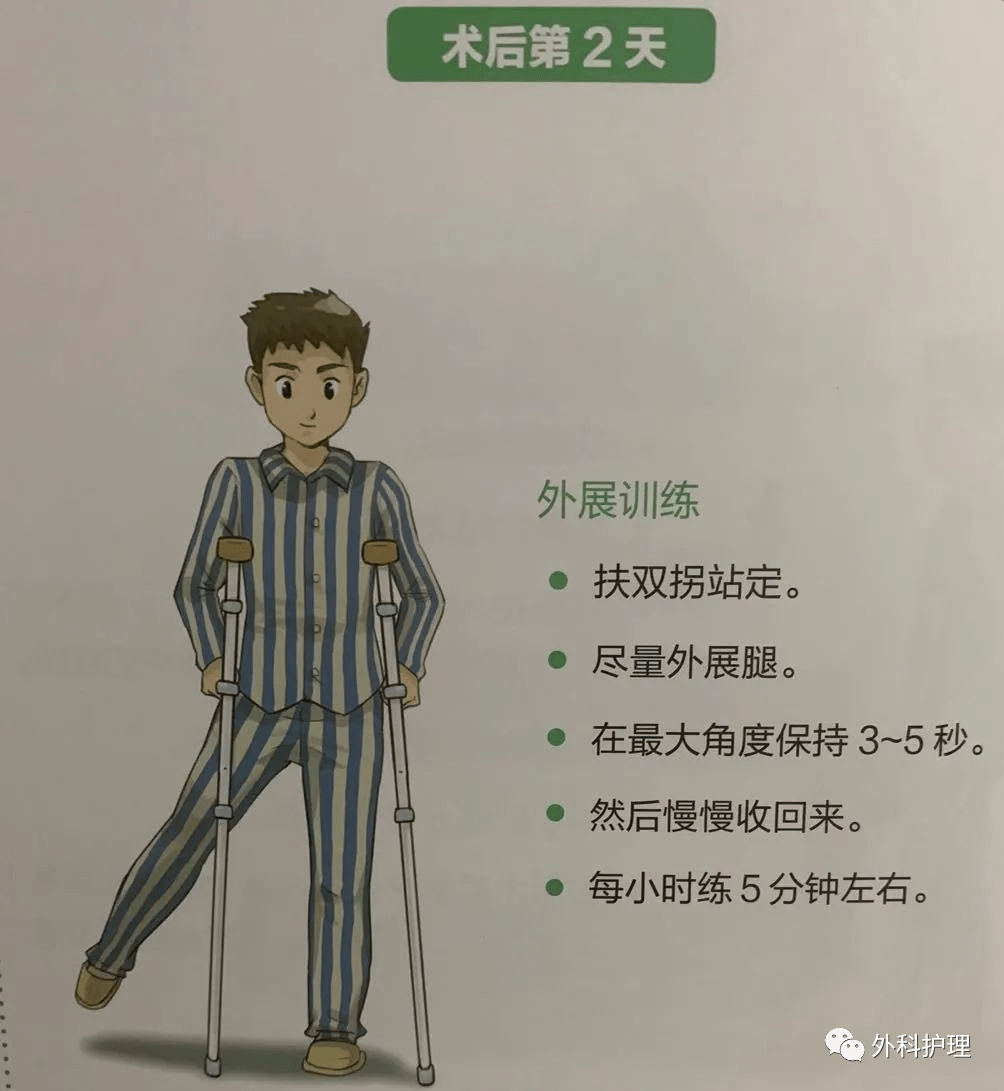 图解髋关节置换术前术后功能锻炼