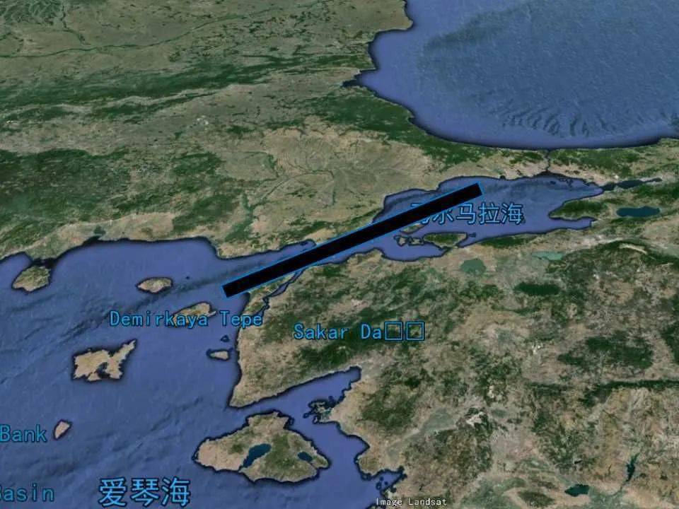 世界地理半岛岛屿海海峡海湾微观图