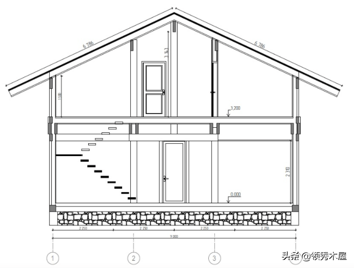 为自己在乡下设计建造一栋简单的现代木屋住宅