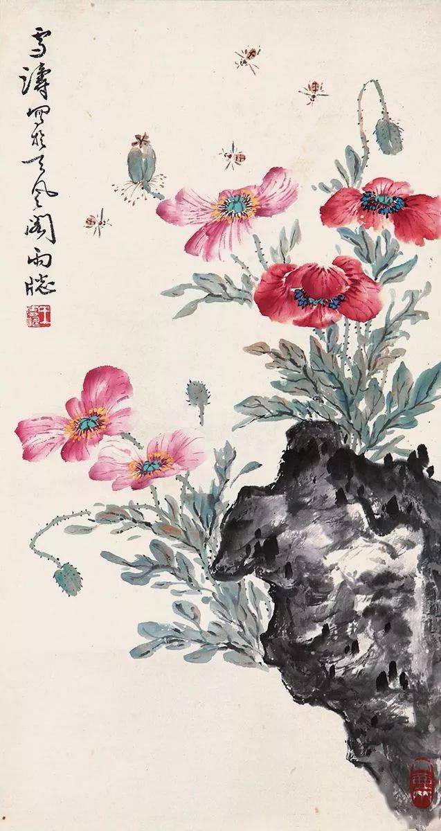 王雪涛即使是小幅纸也要站着画