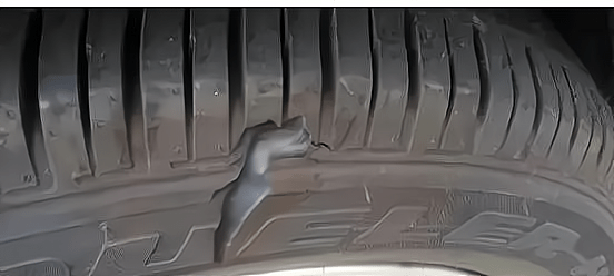 轮胎侧面扎钉子不能补这几种侧面受损的情况不用立即换轮胎