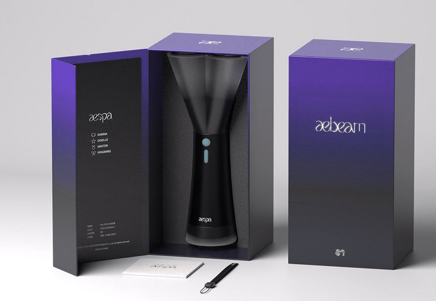 aespa没有应援棒怎么办粉丝自己设计sm快把粉丝聘去吧