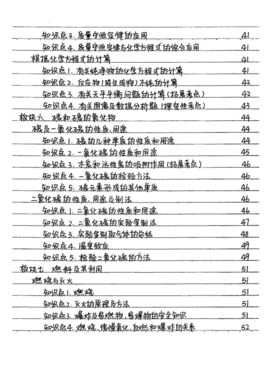 初中化学▏131页初中化学学霸笔记整理(手写版,涵盖重点知识 学习