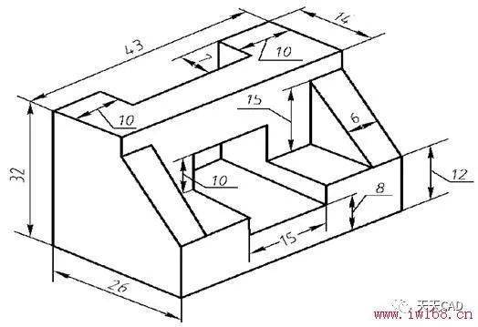 根据轴测图绘制二维图图例100例