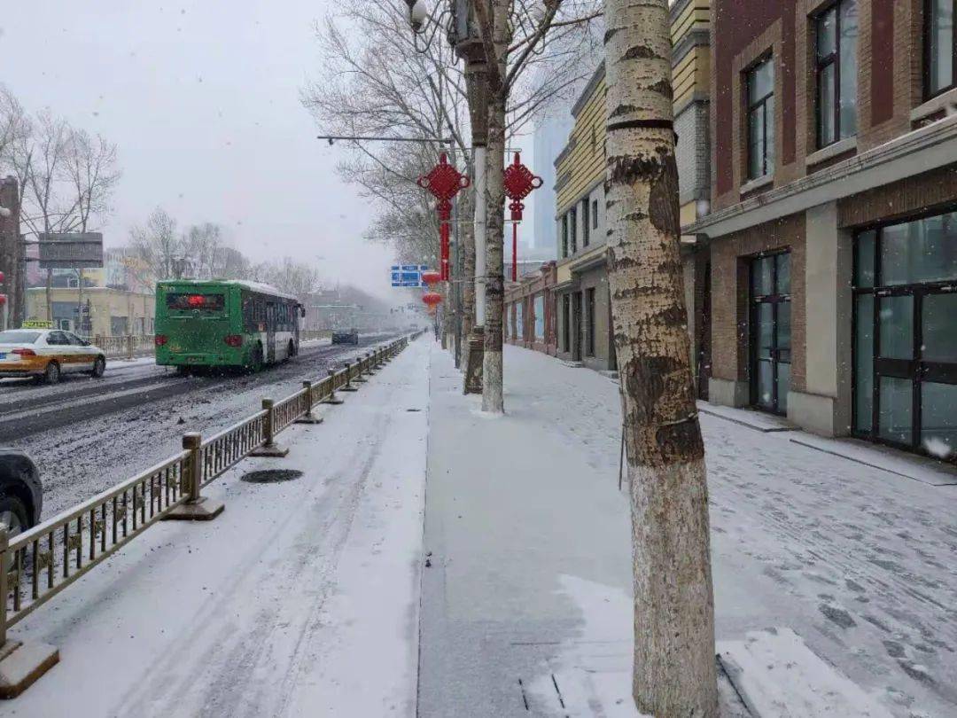 长春市的雪下得可不小