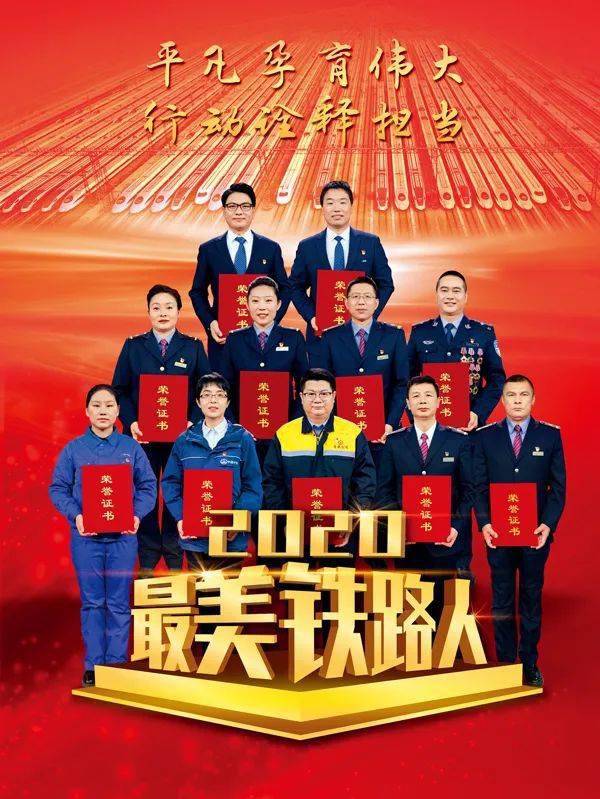 2020年"最美铁路人"