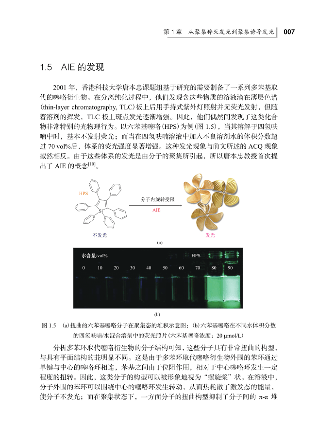 唐本忠聚集诱导发光