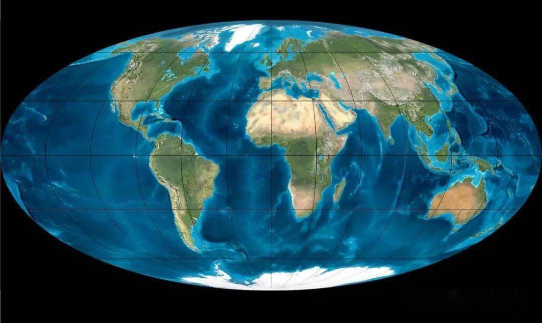 一,海洋与陆地分布特点 1,海陆分布大势: (1)地球表面 71%是海洋,而