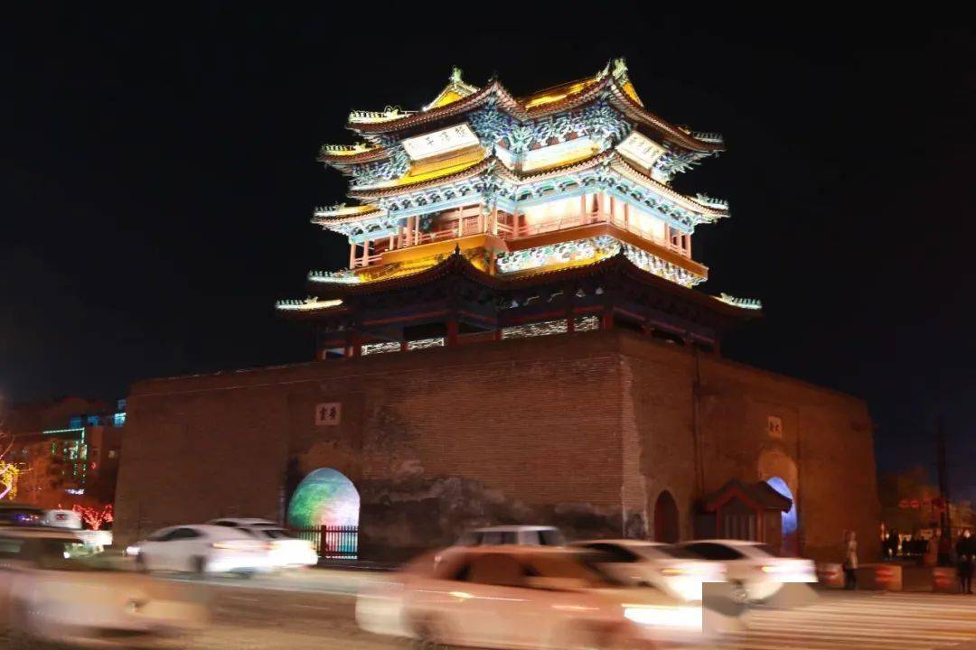 宣化夜景让您领略浓浓年味儿