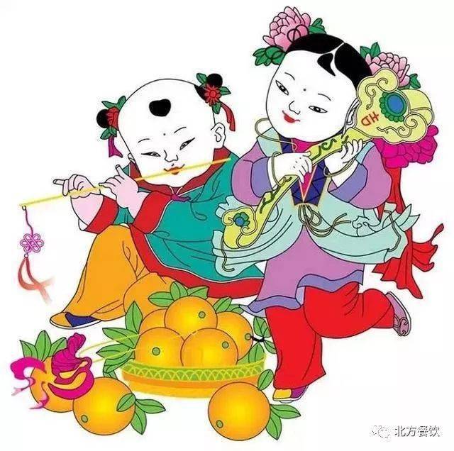中国传统年画送给大家富贵吉祥福气满满