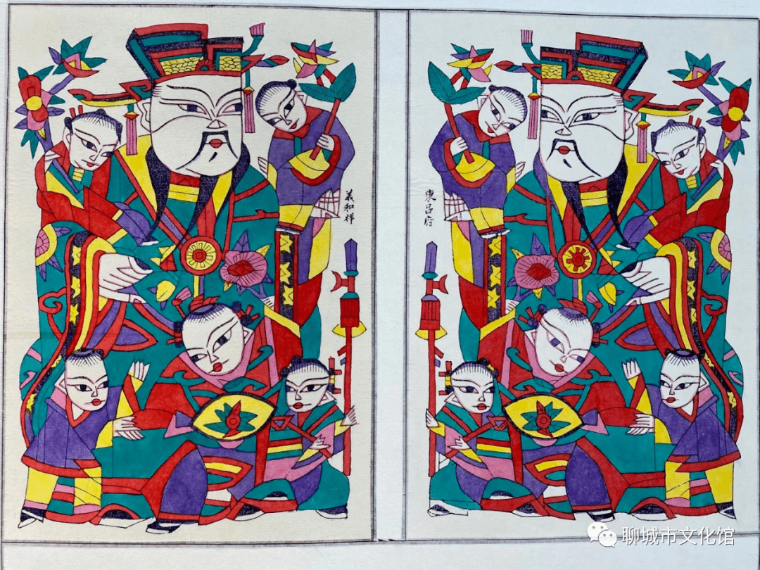 【线上非遗】东昌木版年画线上展(二)吉祥年画