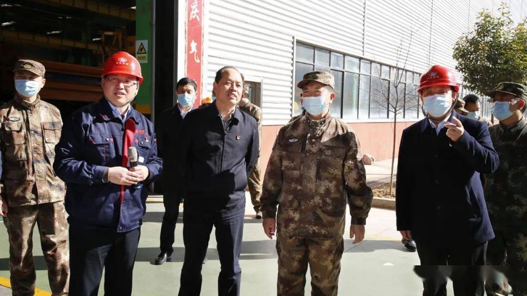 河南省军区政委徐元鸿到三门峡调研