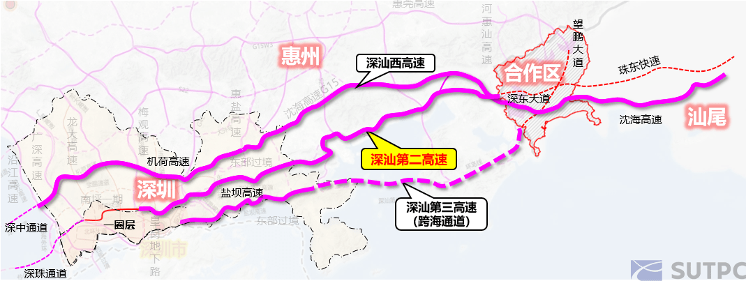 技术分享主城与独立新城高等级公路主通道详细规划研究以深汕第二高速