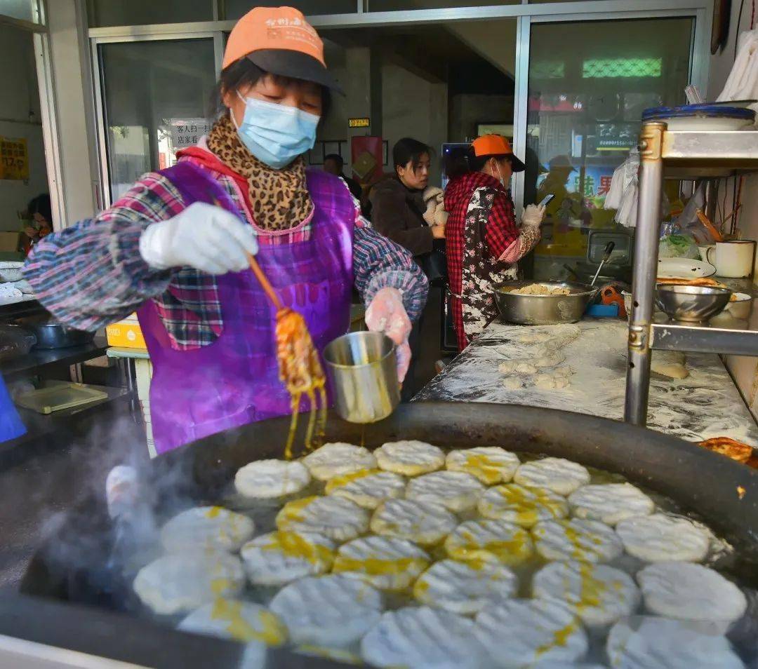 三门街头早餐满满人间烟火味