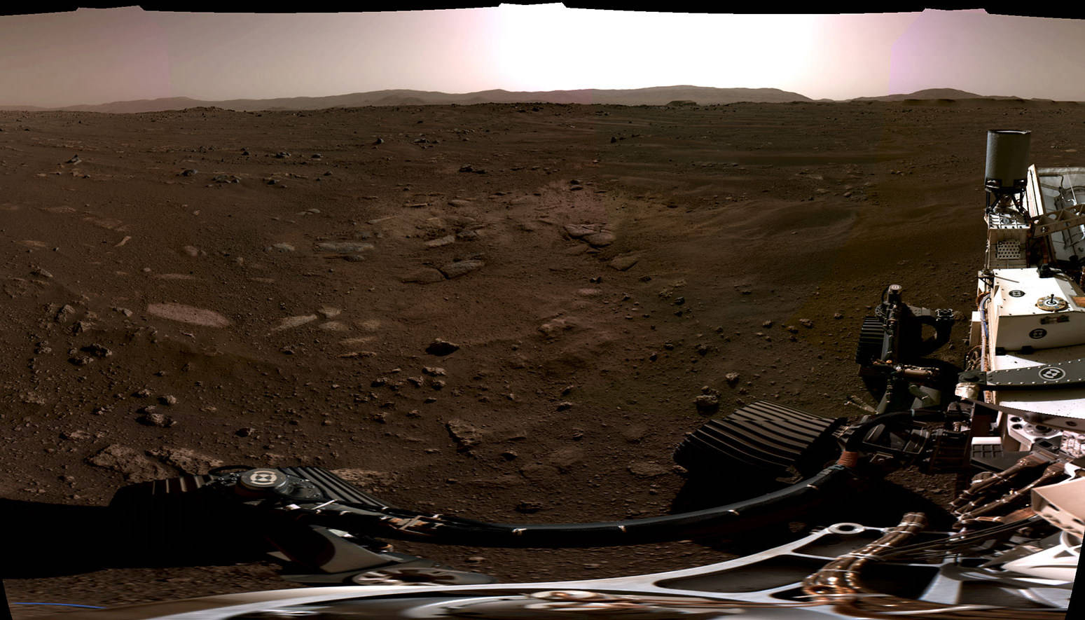 视频来自火星的风声毅力号视频公开登陆火星第一视角